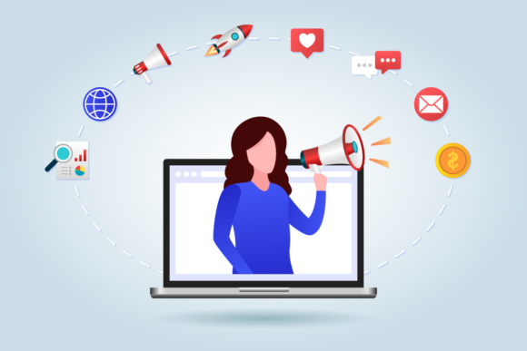Download Someone Megaphone Marketing Campaign - Campaign Collection