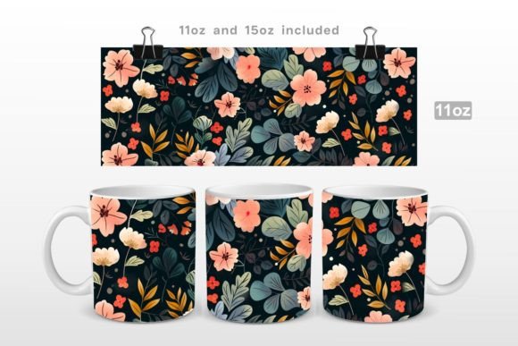 Download Spring Flowers Watercolor Mug Wrap - Spring flowers watercolor Collection