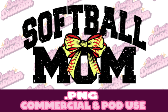 Download Softball Mom Sublimation Design - Premium Resources